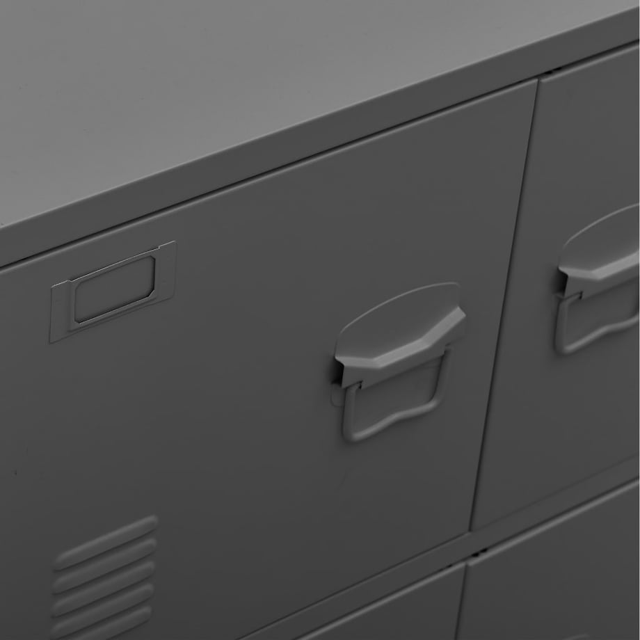 vidaXL Industrialna szafka, antracytowa, 75x40x80 cm, stalowa