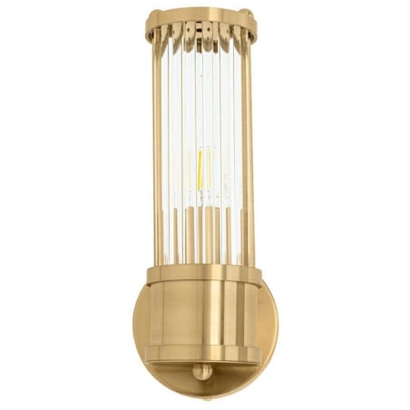 Kinkiet kryształowy Pilar MSE010400192 crystal złoty