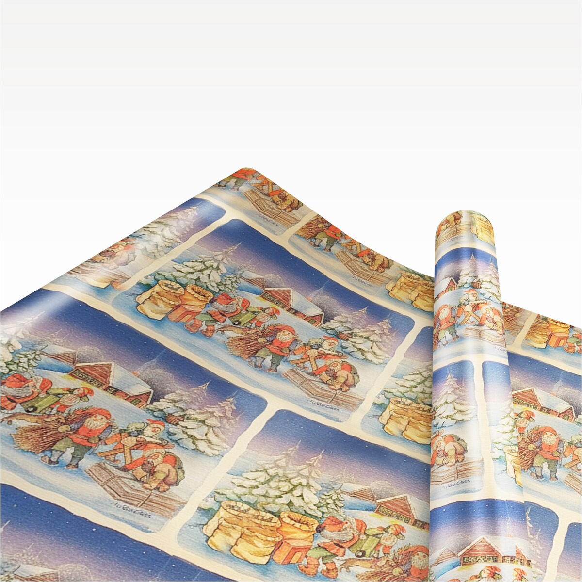 Papier Prezentowy Do Pakowania Prezentów 20 m MEGAROLKA Świąteczny Do Paczek Boże Narodzenie Ozdobny