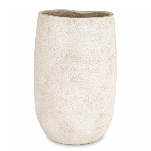 Wazon ceramiczny 37x22x15 cm BUZZY beżowy