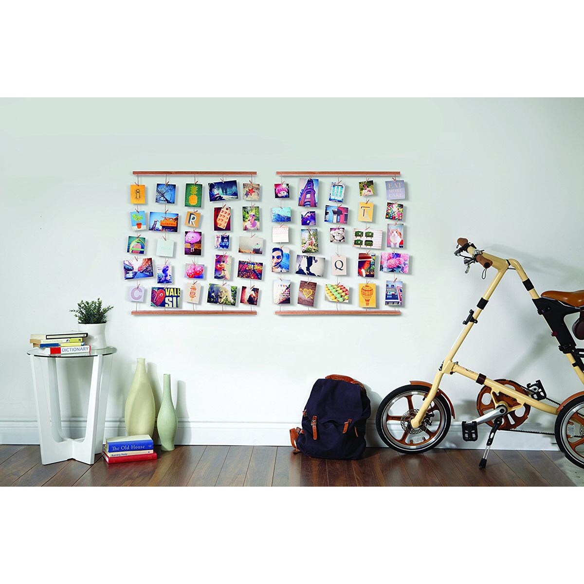 Ekspozytor na zdjęcia czarny Hangit, 75.5 x 66.2 x 4 cm, Umbra