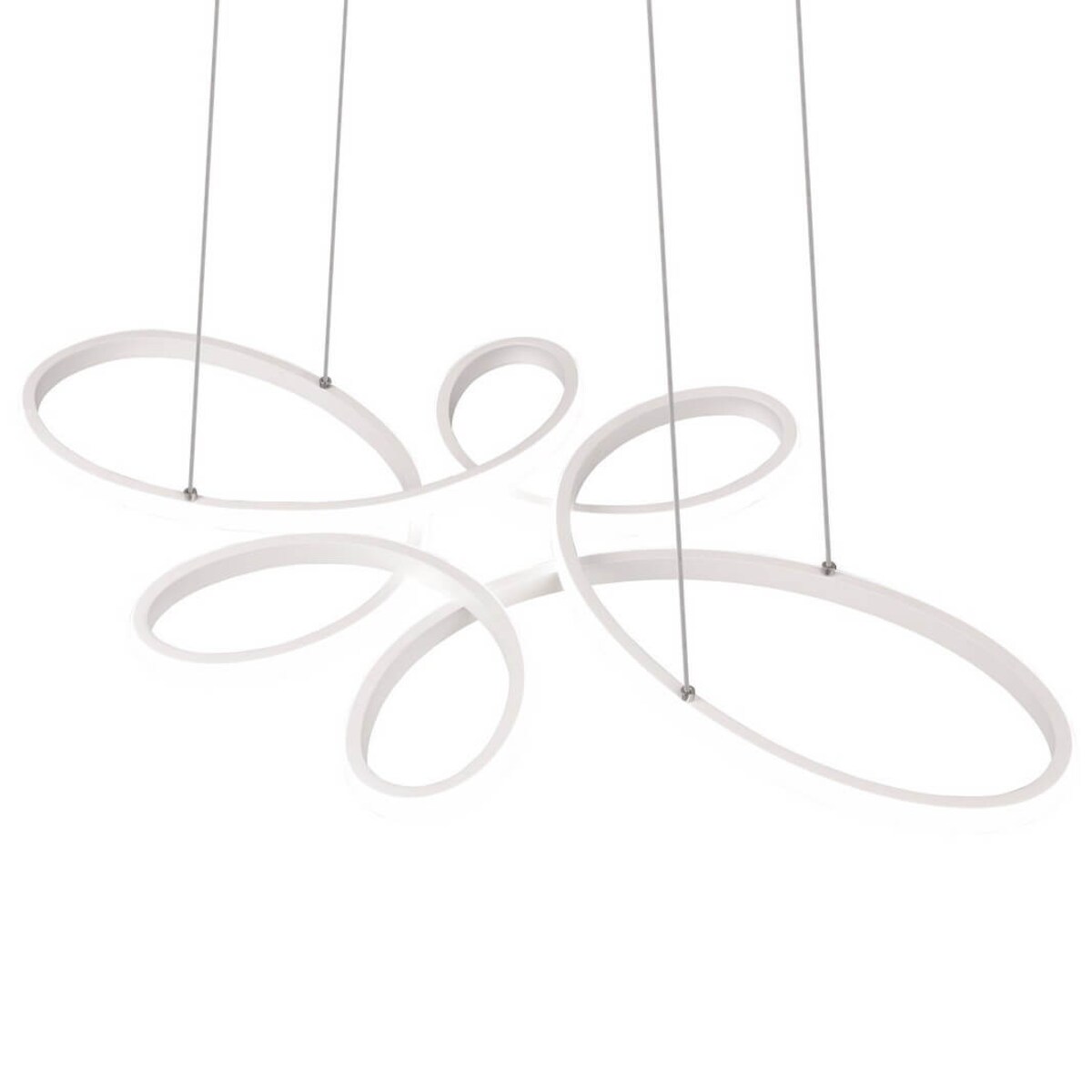 Nowoczesma lampa wisząca do salonu Fly 345619131 Trio LED 32W 4000K biała