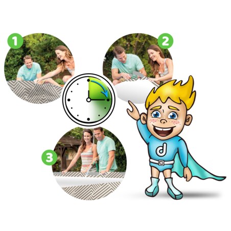 Basen stelażowy ogrodowy z daszkiem 396x107cm Bestway 12w1 zestaw