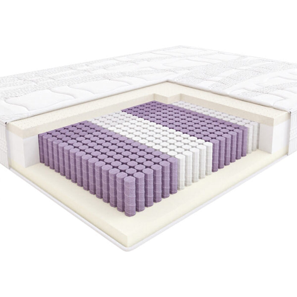 Materac 160x200 Makarena Hilding Elips średnio-twardy sprężynowy