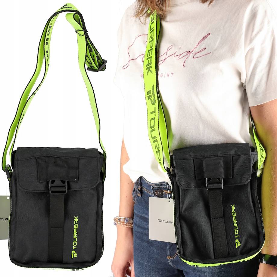 Saszetka Listonoszka Męska Damska Torba Na Ramię Pojemna Solidna Z Paskiem