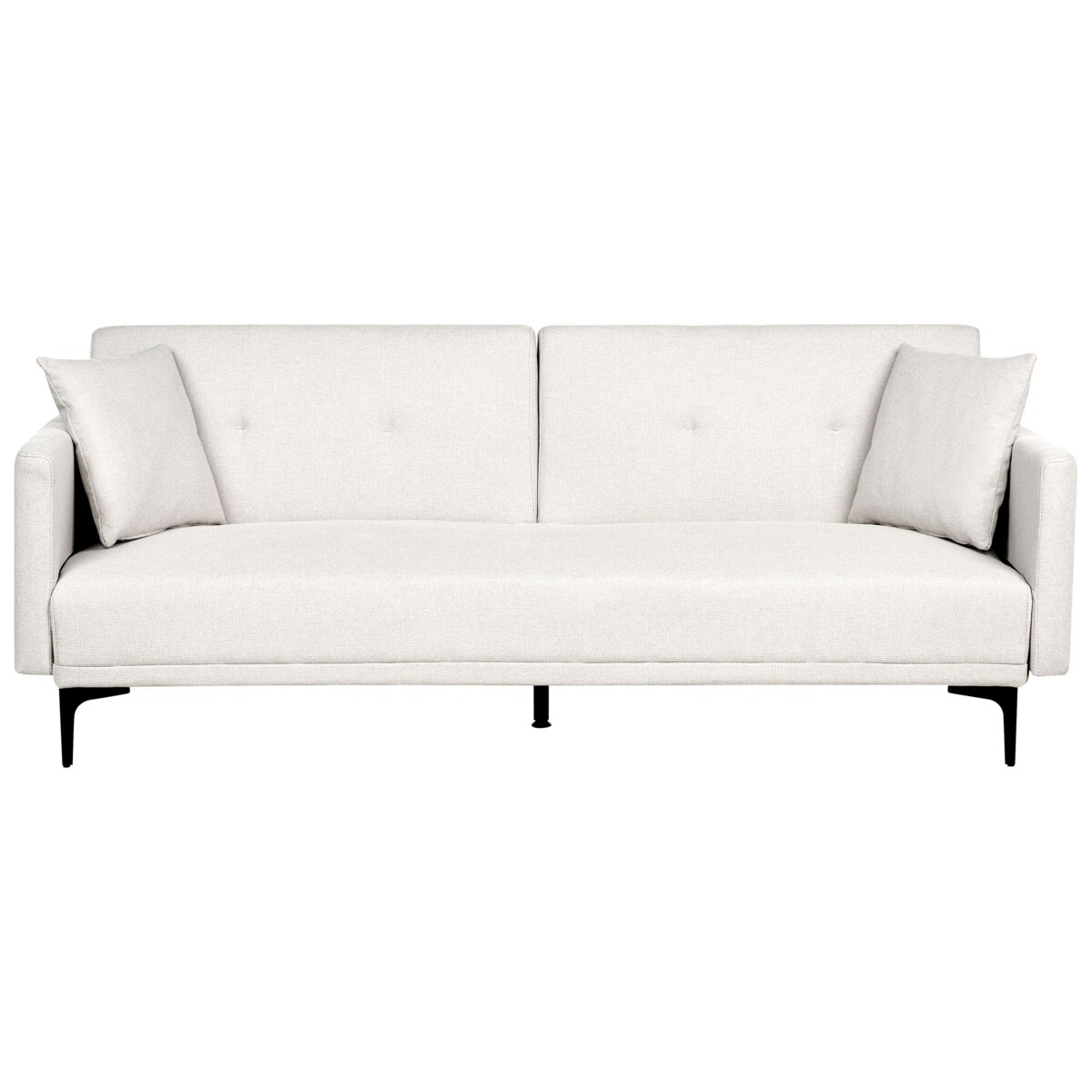 Sofa rozkładana jasnobeżowa LUCAN