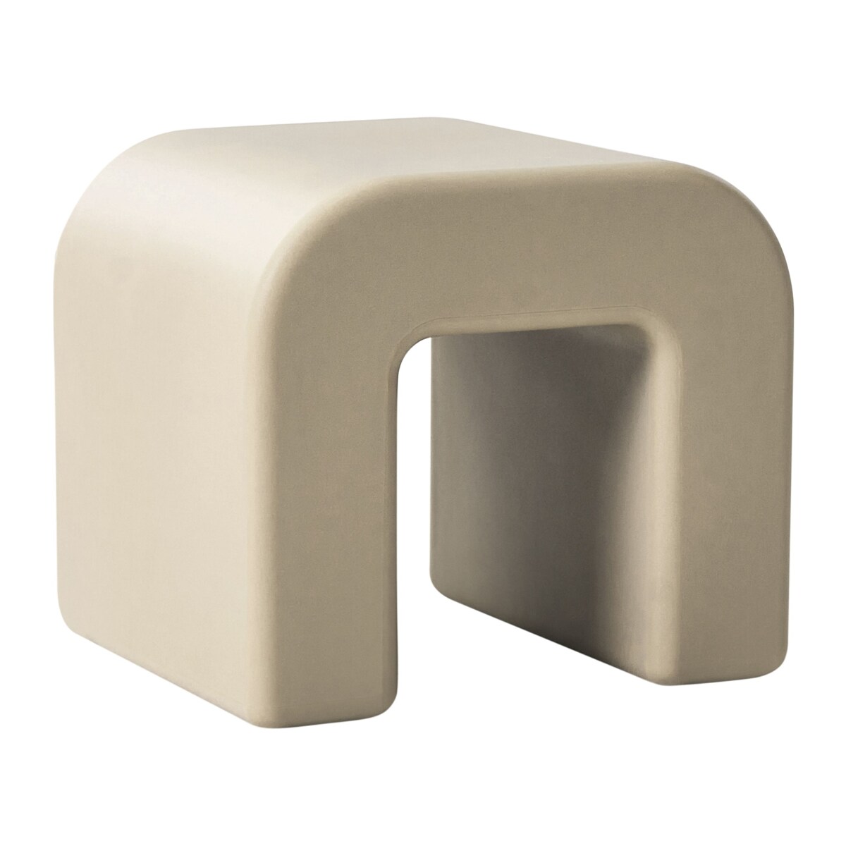 Zestaw 2 stolików pomocniczych MOZIA Piaskowy