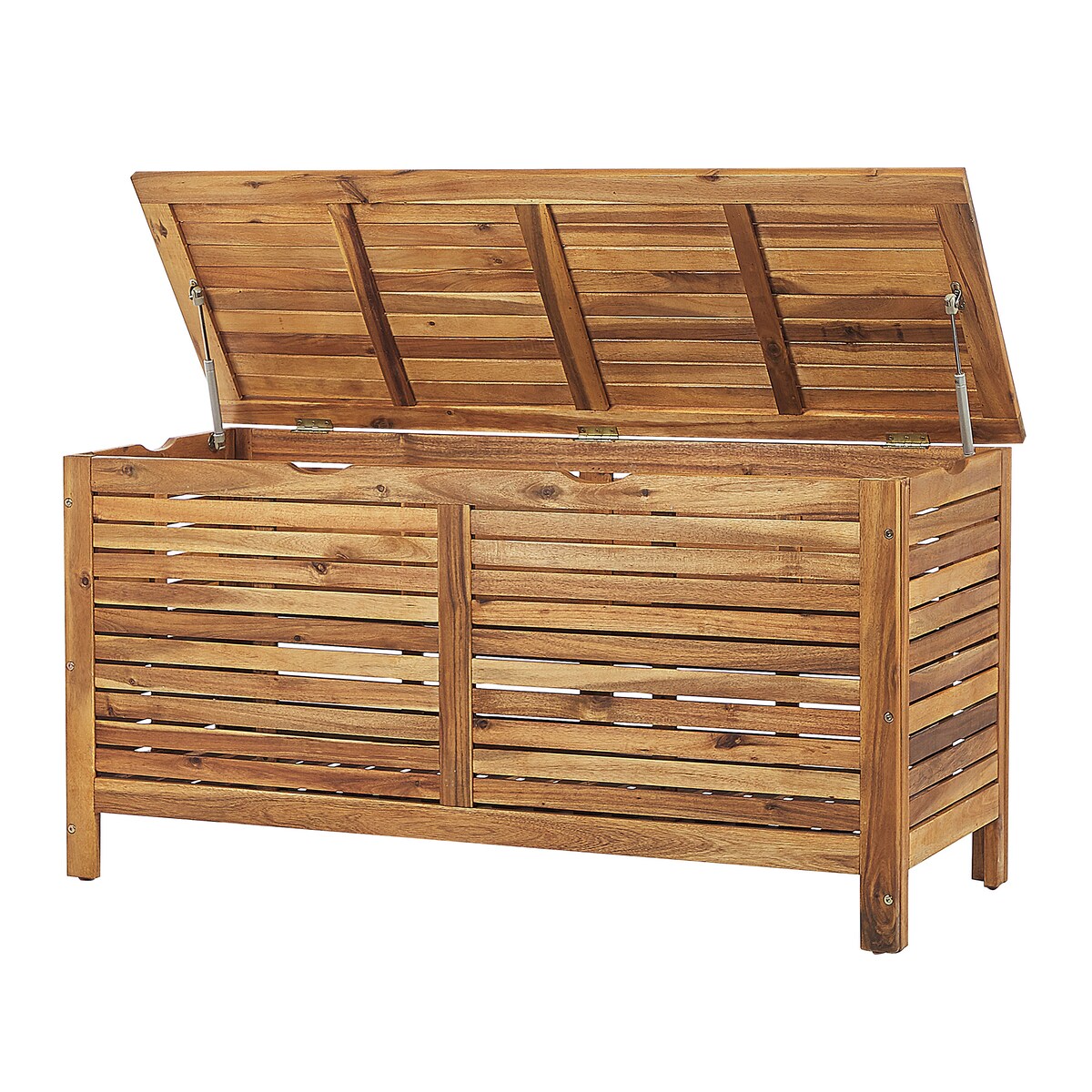 Skrzynia ogrodowa RIVIERA 130 cm 48 cm Jasnobrązowy