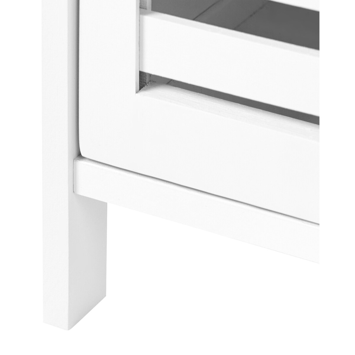 Szafka na papier toaletowy OLATHE Drewno bambusowe Biały