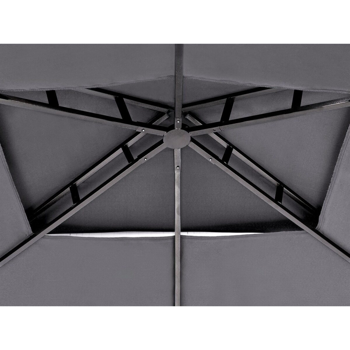 Pawilon ogrodowy 245 x 200 cm szary NARO