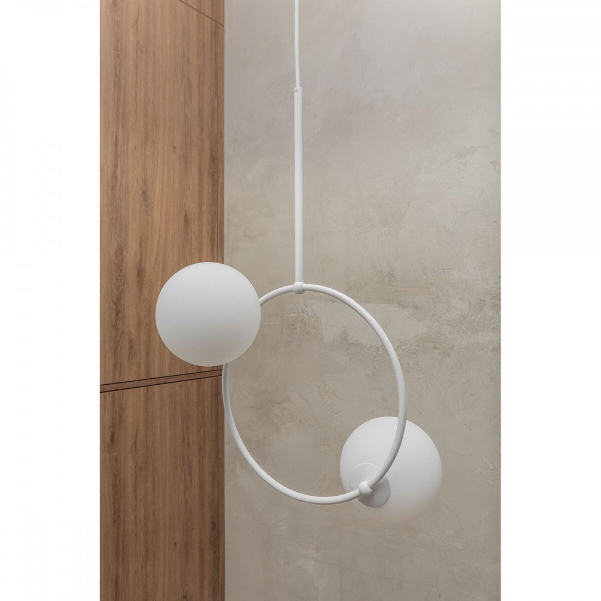 FUPPU A biała sufitowa lampa wisząca