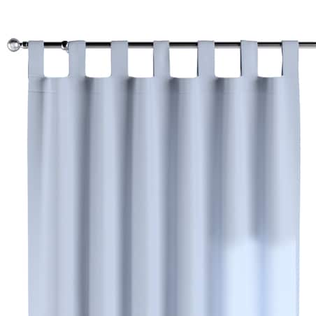 Zasłona na szelkach 1 szt. 130x260 pastelowy niebieski