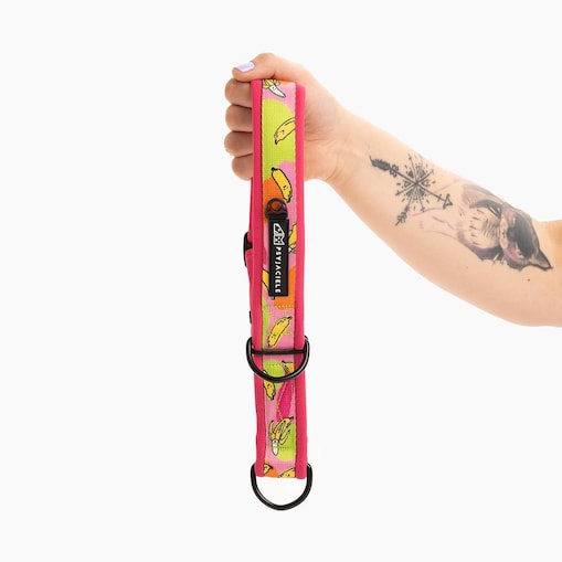 Obroża półzaciskowa SUPER SOFT "Owoc falliczny 2.0" - Szerokość taśmy: 38mm, Rozmiar: XL