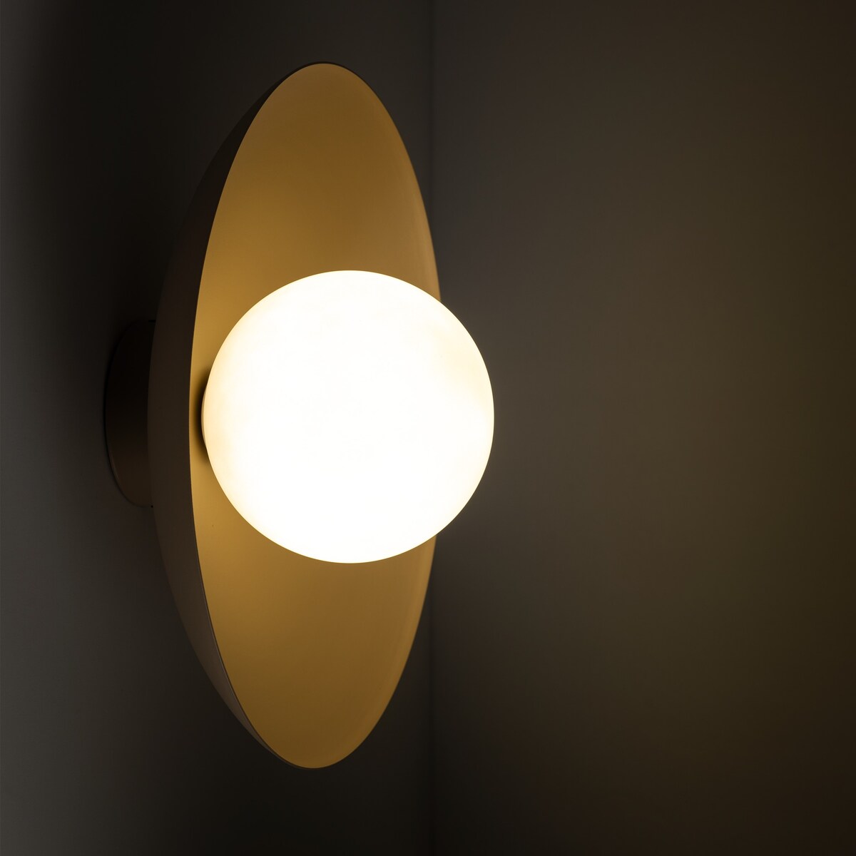 Lampa Sufitowo-Ścienna SLATE SABIA GLASS Beżowo-Biała G9 28 cm TK Lighting