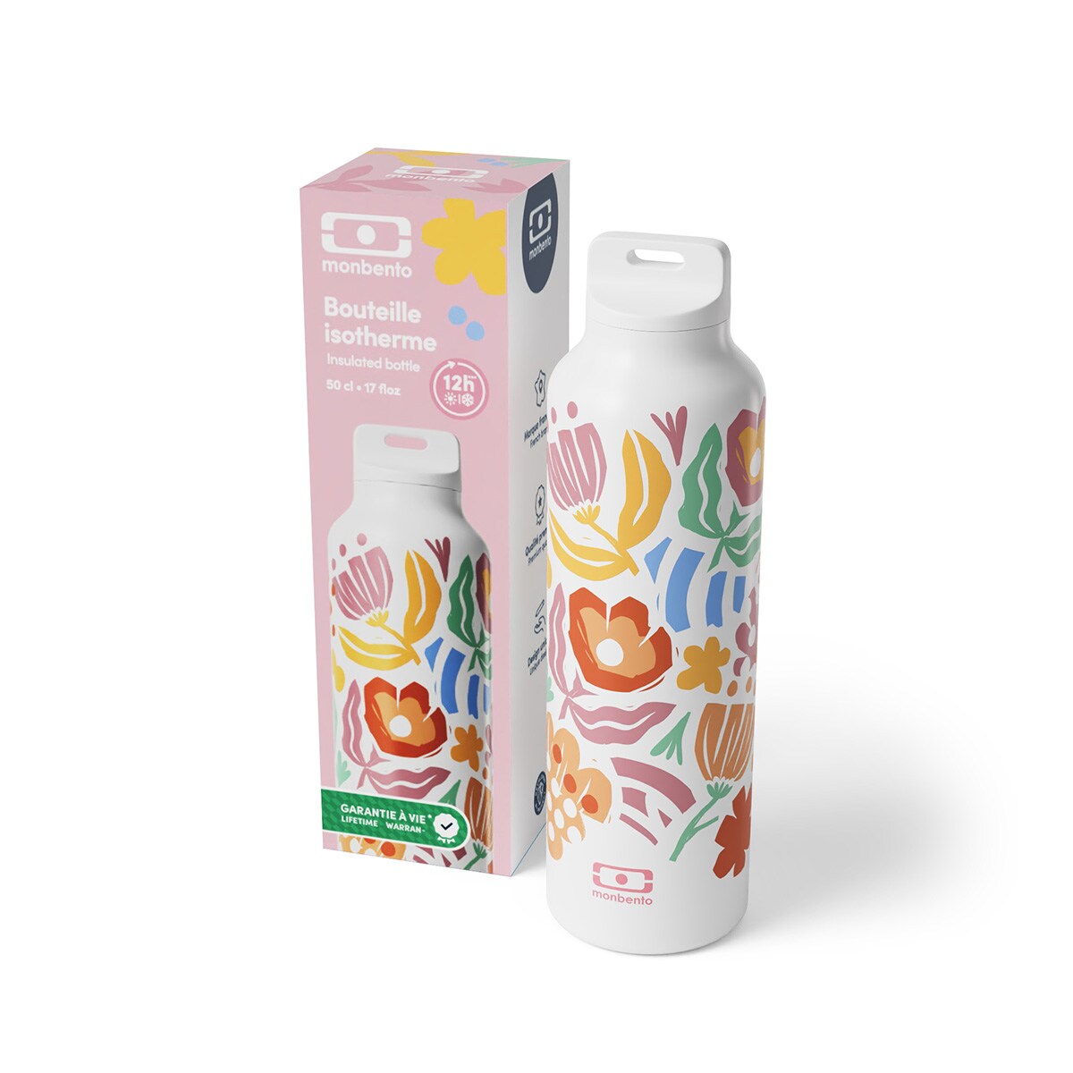 Monbento Steel butelka termiczna 0,5L Paper Cut