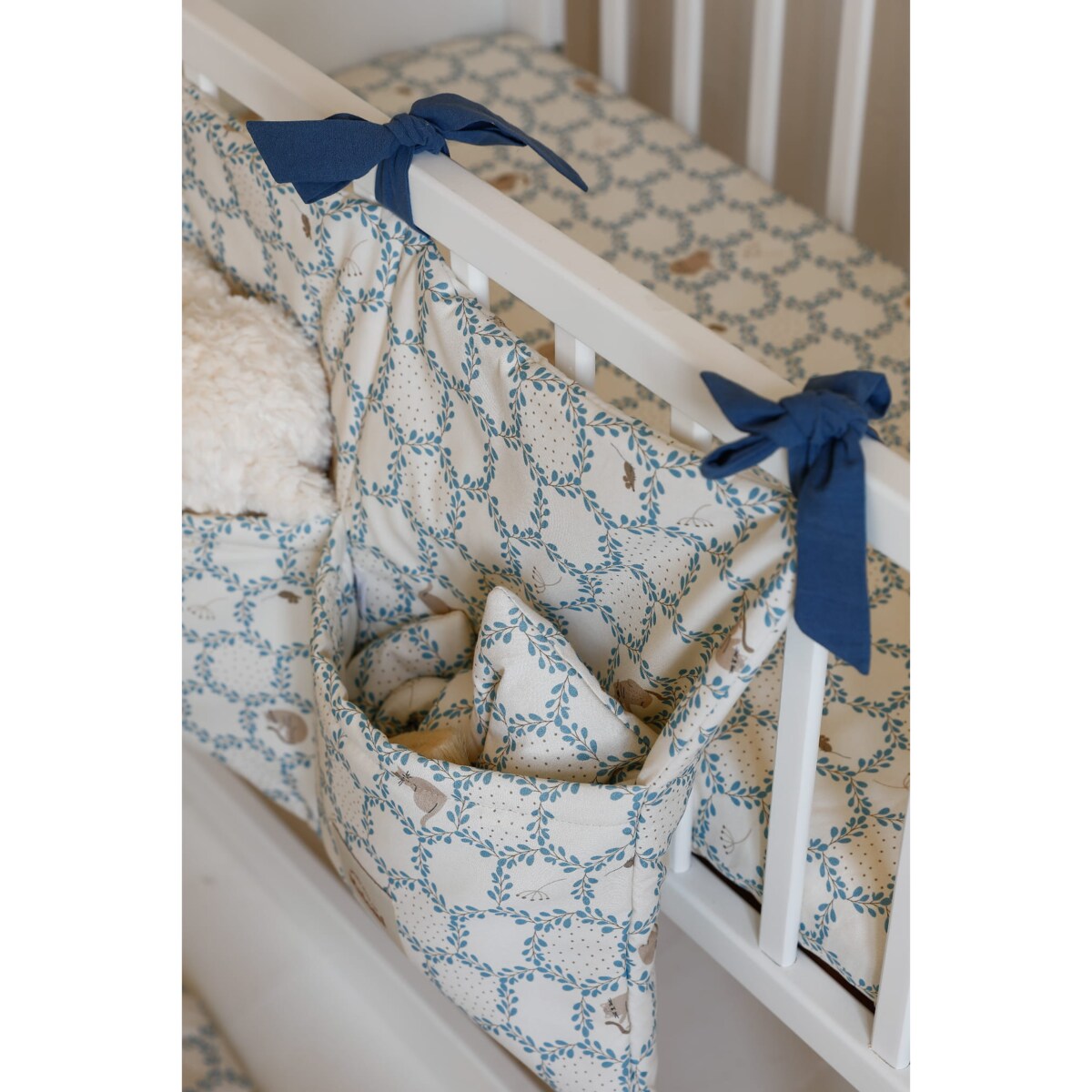 Organizer do łóżeczka Blue Cottage