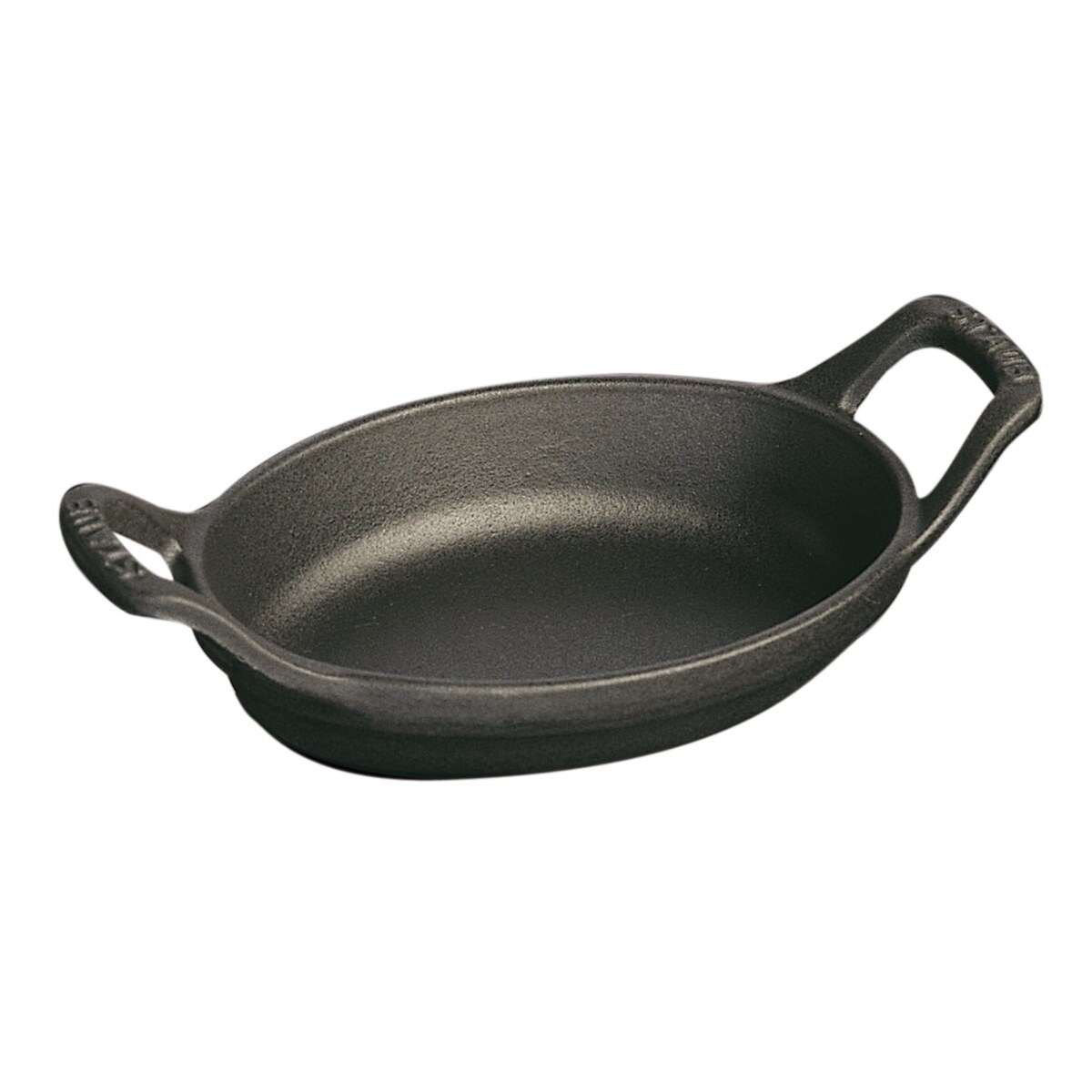 Owalne mini naczynie do pieczenia i zapiekania Staub - 250 ml, Czarny