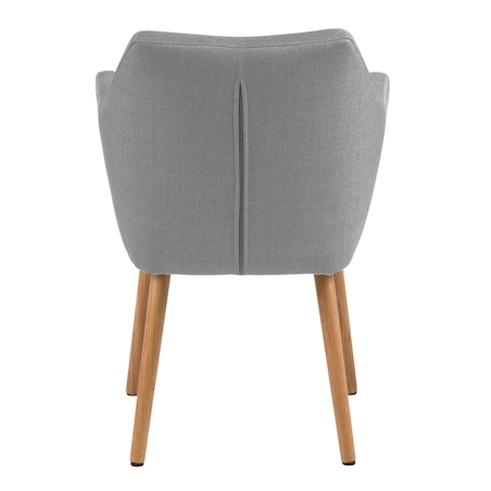 Krzesło Nora Light Grey tapicerowane