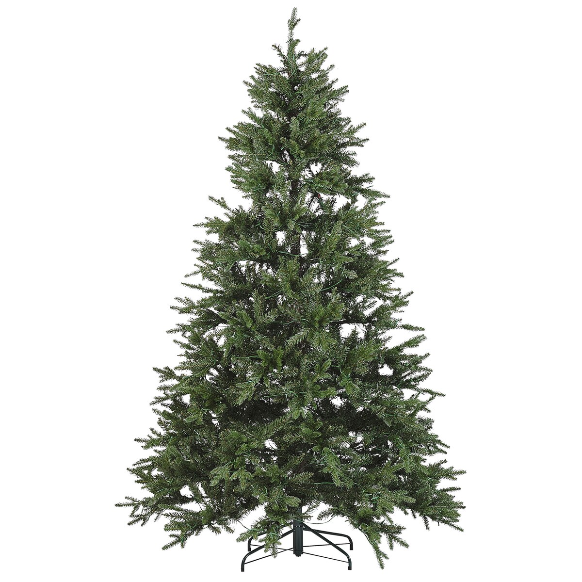 Sztuczna choinka świąteczna LED FIDDLE 210 cm Zielony