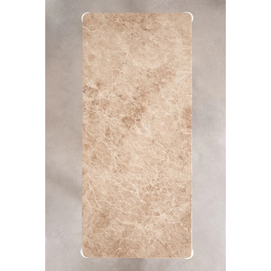 Prostokątny stół do jadalni 220x100 cm z MDF i marmuru Zanzibar
