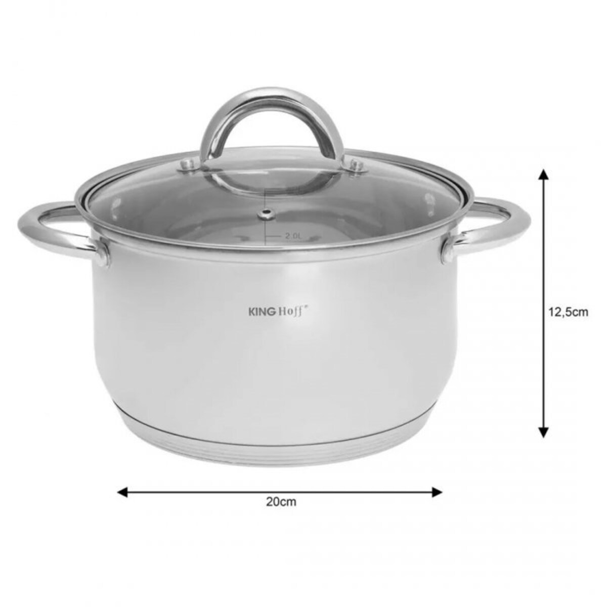 12 Elementowy Zestaw Garnków Kinghoff Kh-4450