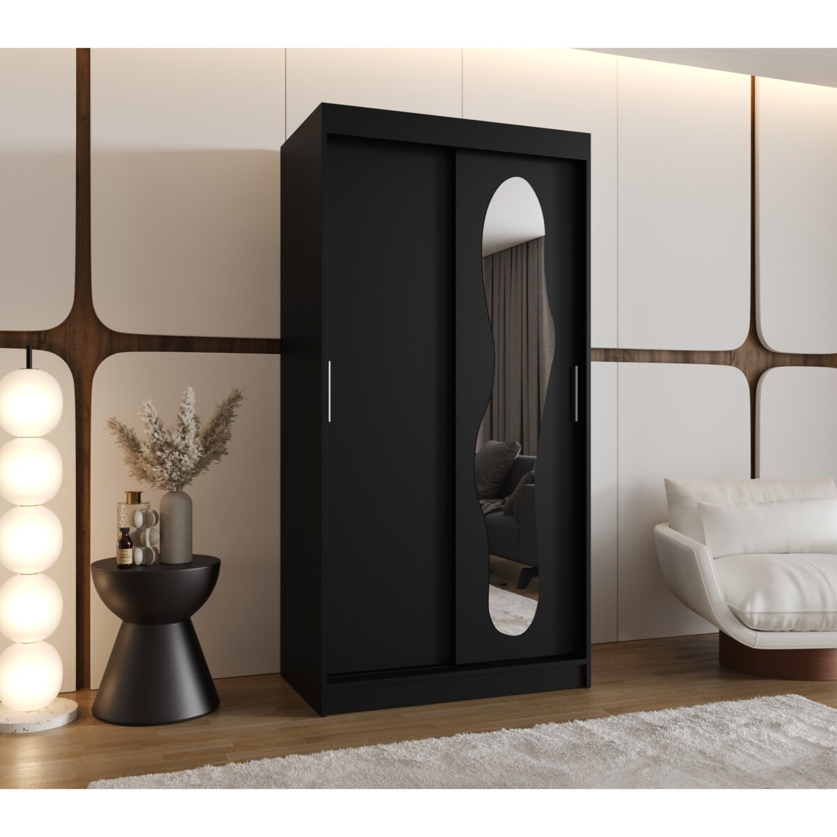 Szafa przesuwna ULTRA 100 czarny