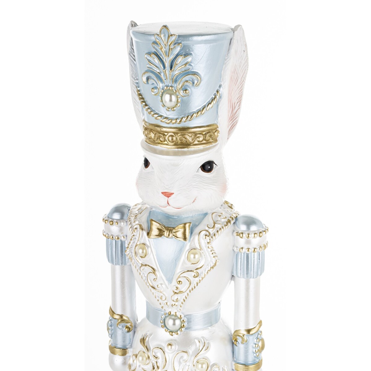 Figurka - Królik w błękitnym mundurze 45,5x12x12 cm SOLDATO-1