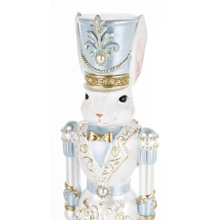 Figurka - Królik w błękitnym mundurze 45,5x12x12 cm SOLDATO-1