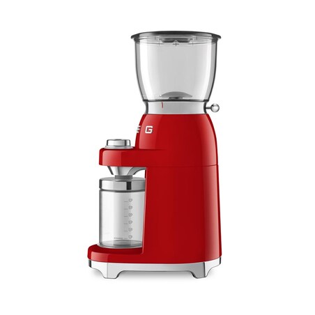 Elektryczny młynek do kawy czerwony 50's Style, 25 x 46 x 17 cm, SMEG