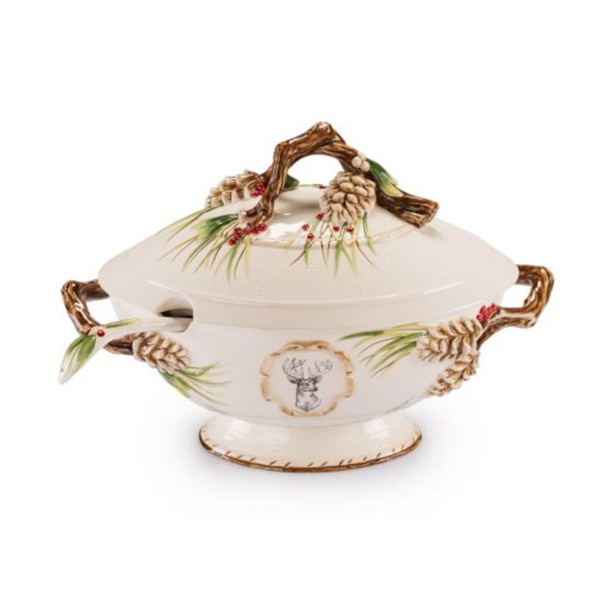 Świąteczna waza do zupy z chochlą (38 x 26 cm) Lamart