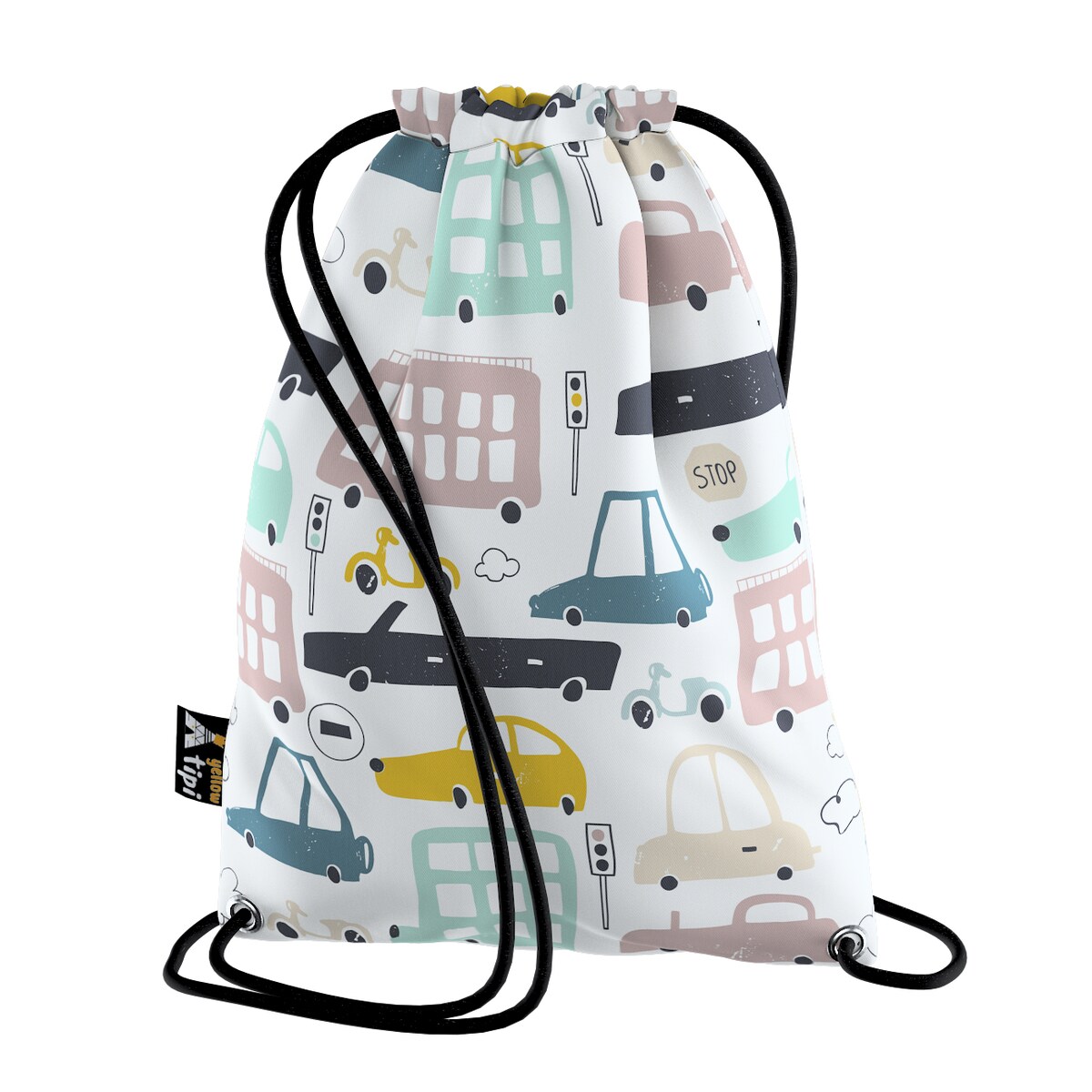 Worek plecak Kiddy, kolorowy, 28x40cm, Magic Collection