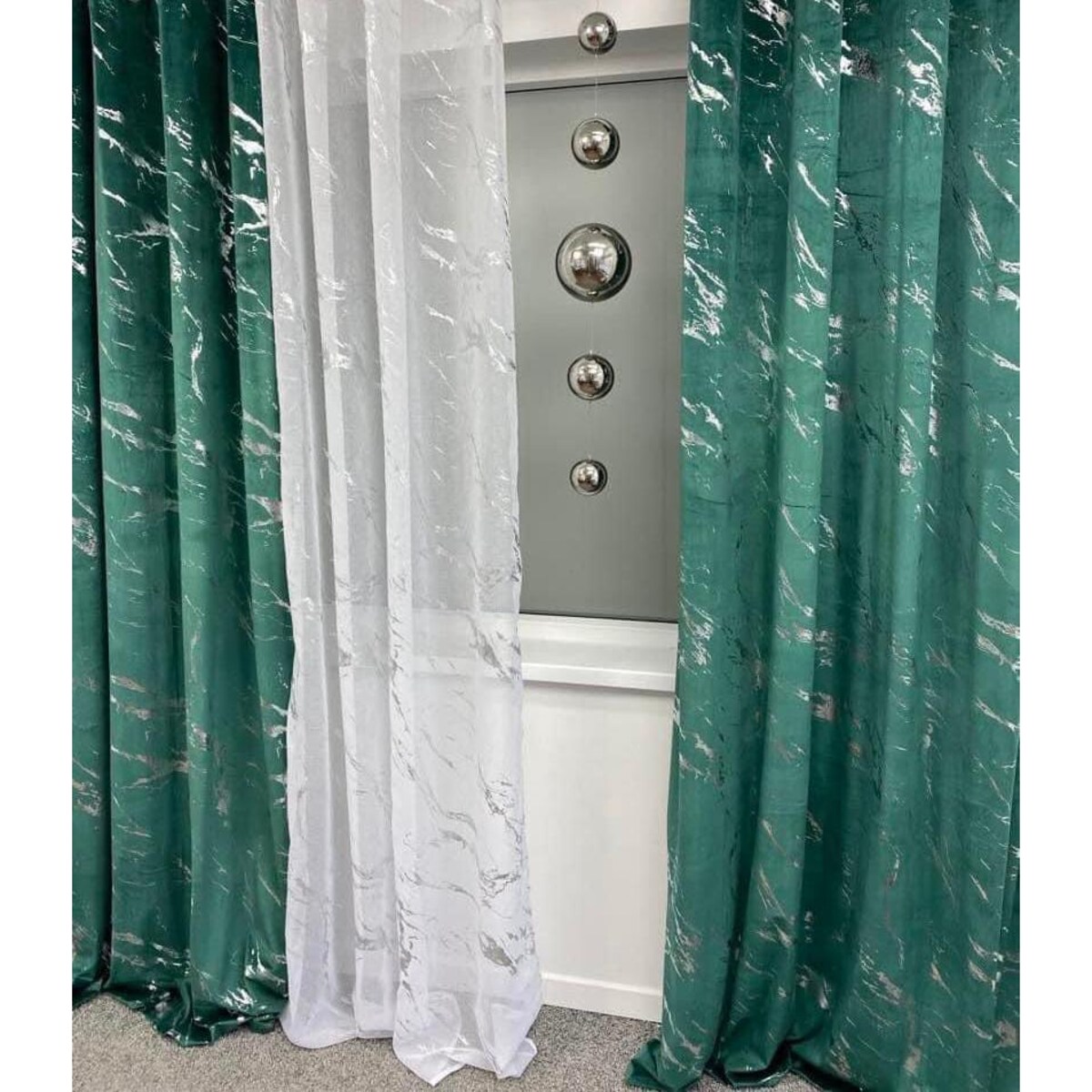 zasłona welurowa marmur2 140x270 cm