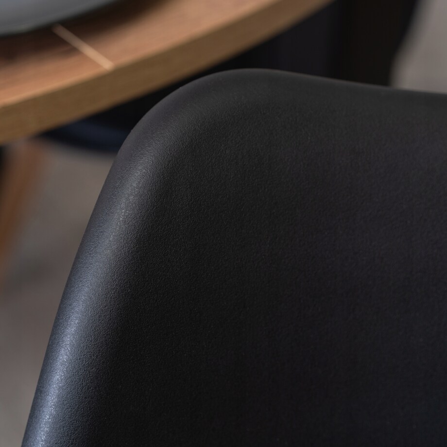 Krzesło Kuchenne Skandynawskie Czarne Do Jadalni Kuchni Salonu SCANDI