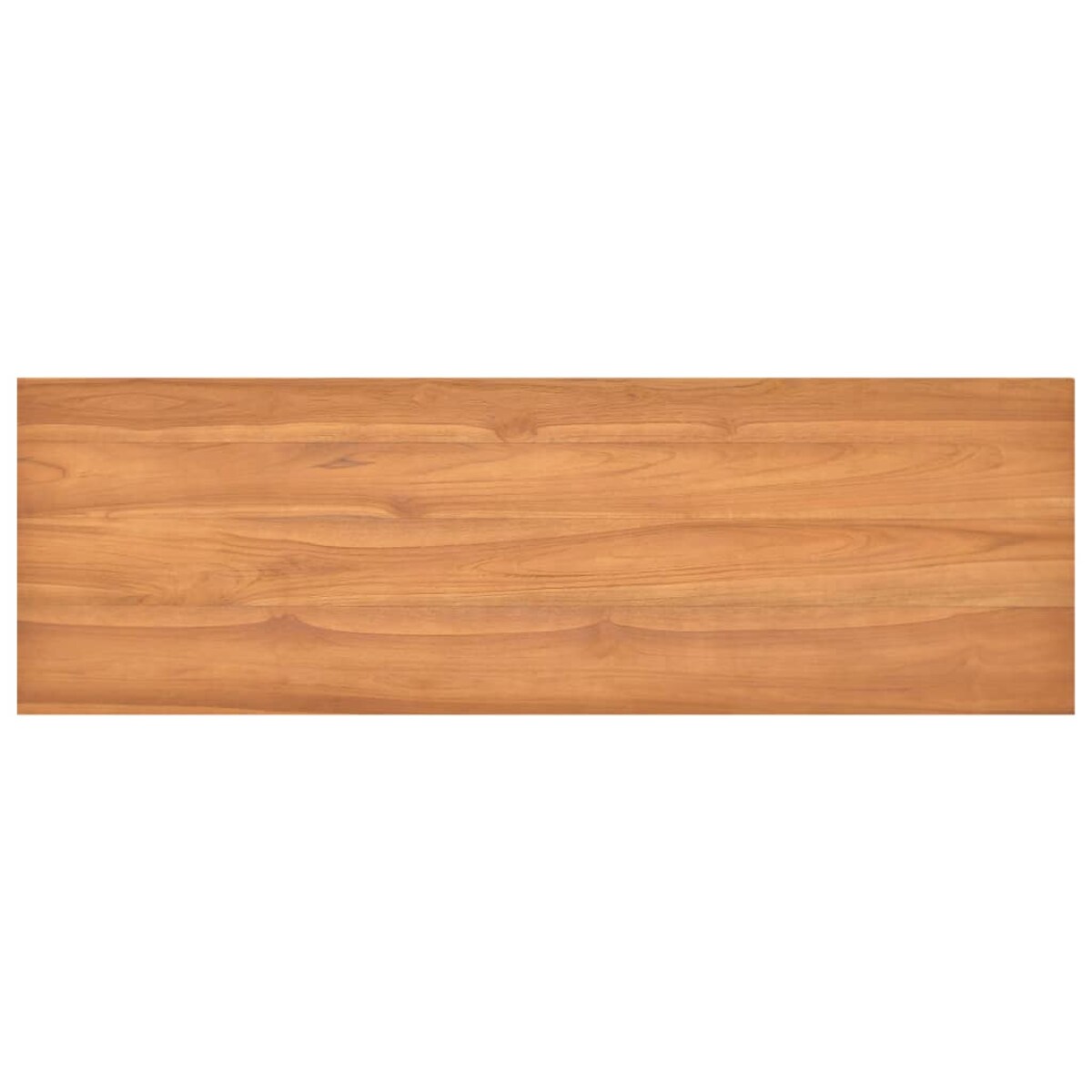 vidaXL Biurko, 120x45x75 cm, lite drewno tekowe