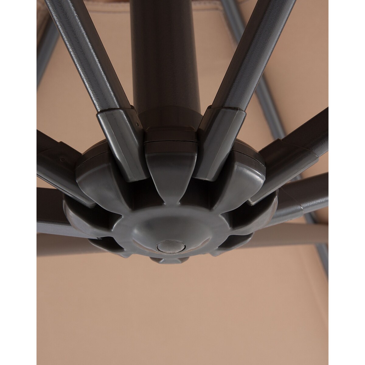 Parasol ogrodowy ⌀ 300 cm piaskowy RAVENNA