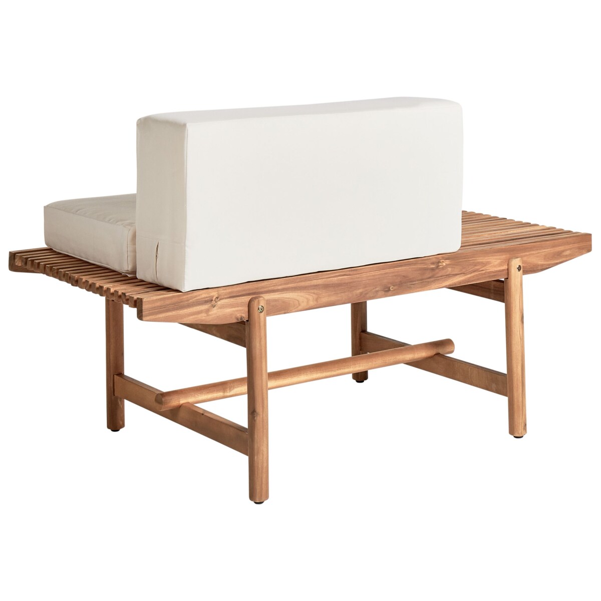 Zestaw wypoczynkowy ogrodowy GIAVENO Drewno akacjowe Złamana biel