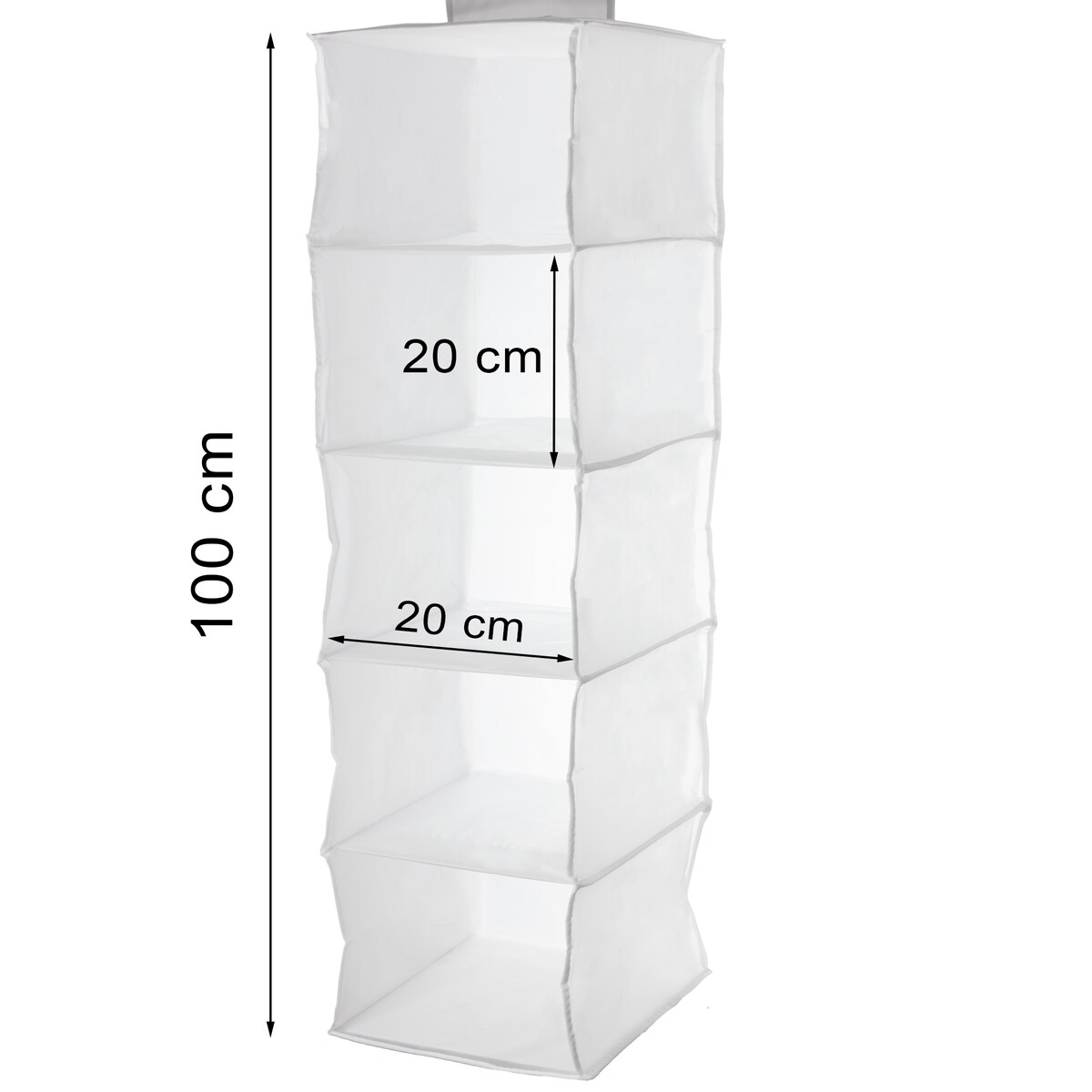 Organizer Wiszący Na Ubrania Do Szafy 5 Półek Buty