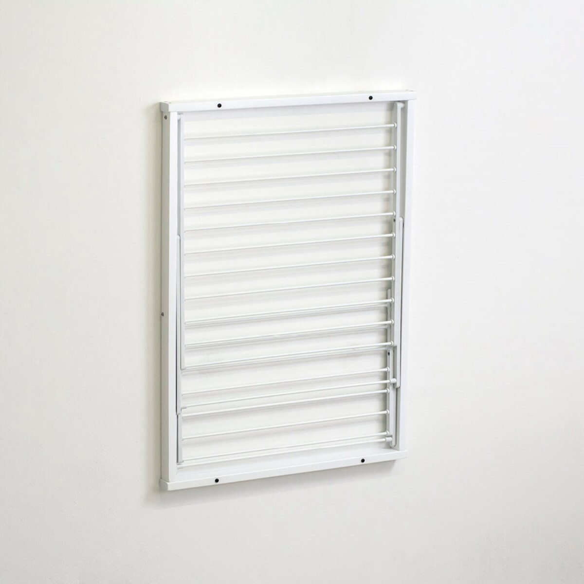 ARREDAMENTI KEVIN Naścienna suszarka na pranie - 64 x 67 cm, Biały