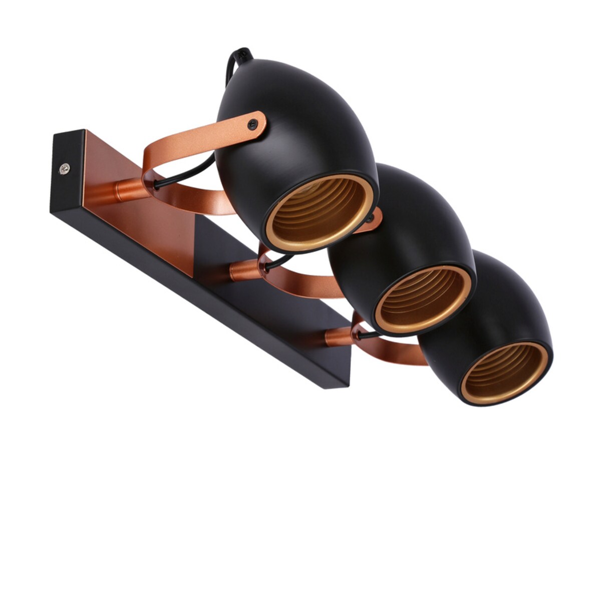 Potrójna lampa sufitowa Anica 93-82589 Candellux regulowana czarna