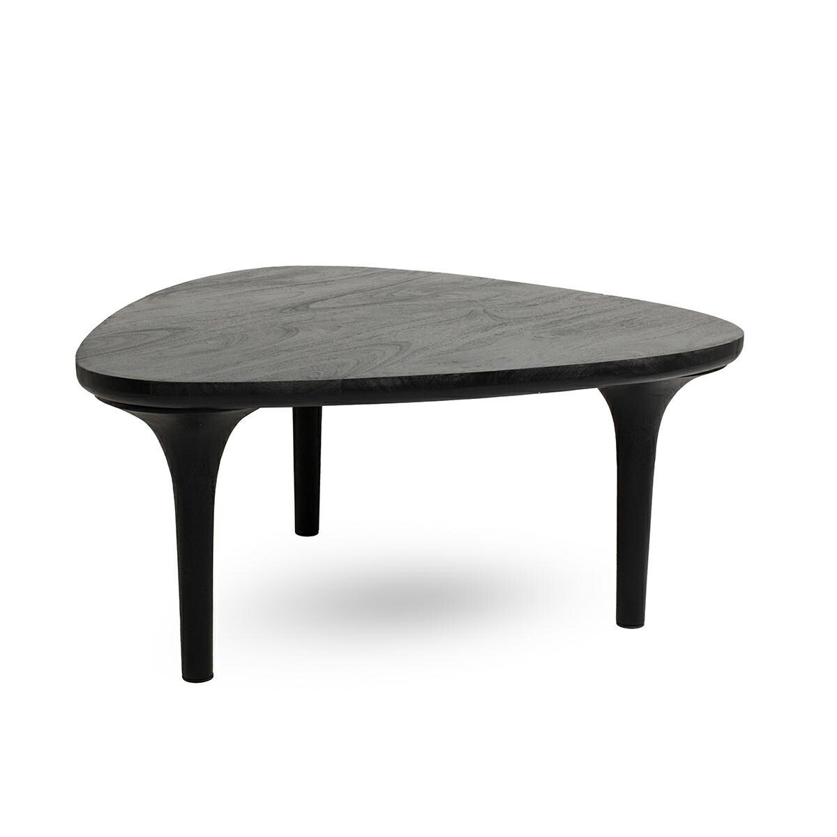 MaMaison stolik kawowy LAMINAR czarny / drewno