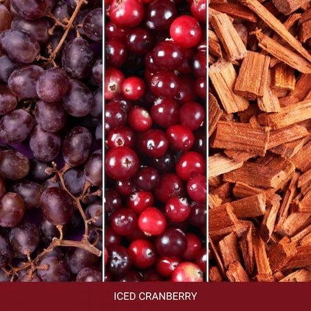 HI VALUE świeca średnia ICED CRANBERRY