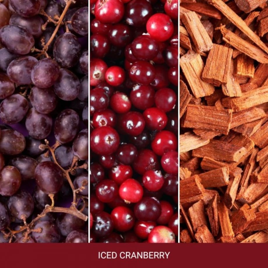 HI VALUE świeca średnia ICED CRANBERRY