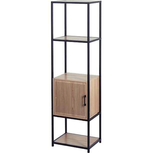 Regał biblioteczka z szafką KASTO, 43 x 33 x 153 cm