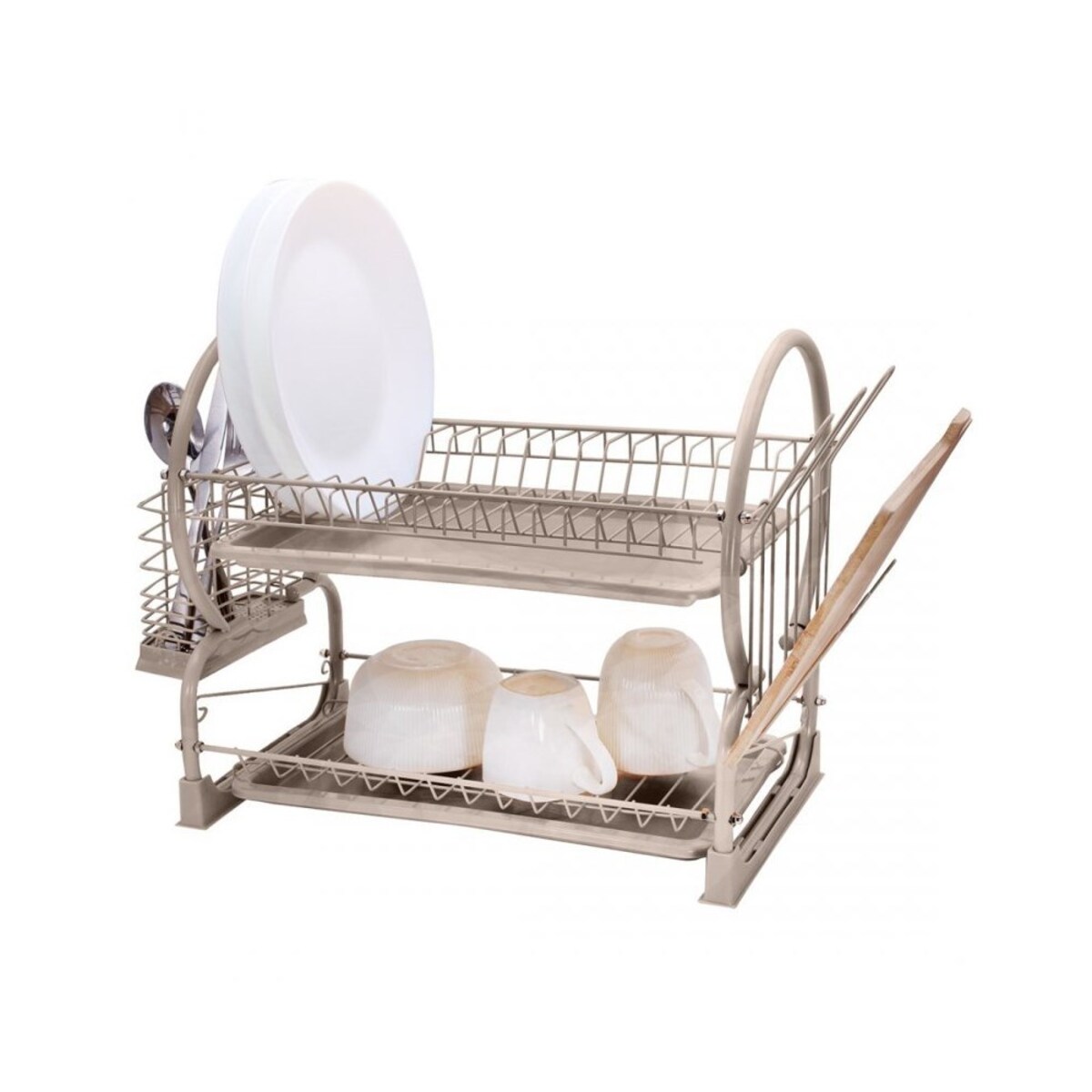 Brunbeste suszarka dwupoziomowa do naczyń z ociekaczem i tacą 63257