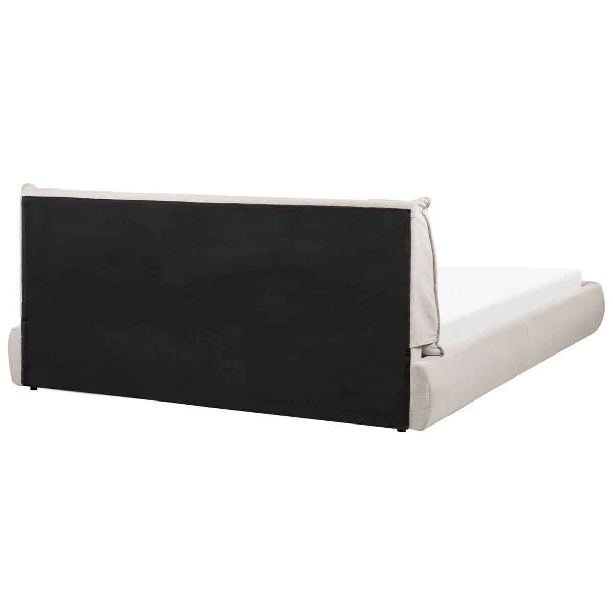 Łóżko wodne tapicerowane 180 x 200 cm beżowe VINAY