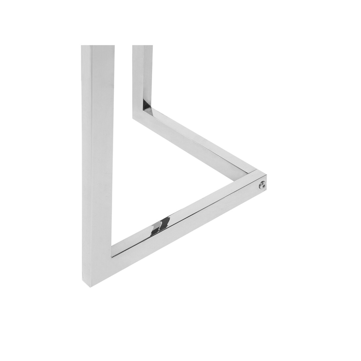 Stolik kawowy FRESNO Szkło Srebrny