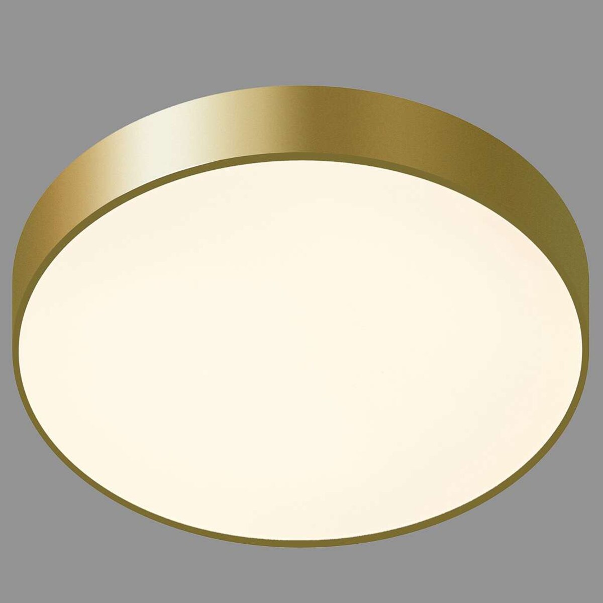 Natynkowa LAMPA sufitowa ORBITAL 5361-830RC-GD-3 Italux metalowa OPRAWA plafon LED 24W 3000K okrągły złoty