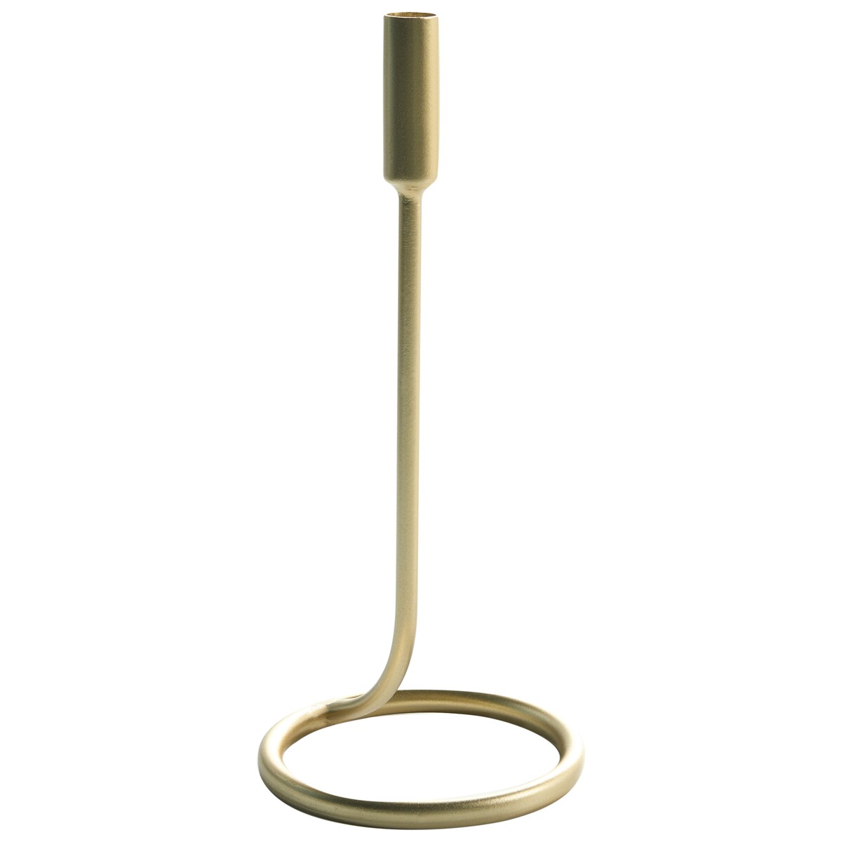 Zestaw 2 świeczników BUNYU Metal 19/28 cm Złoty