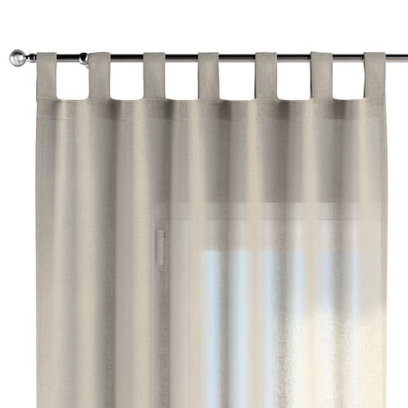 Zasłona na szelkach 1 szt. 130x245 prześwitujący beżowy