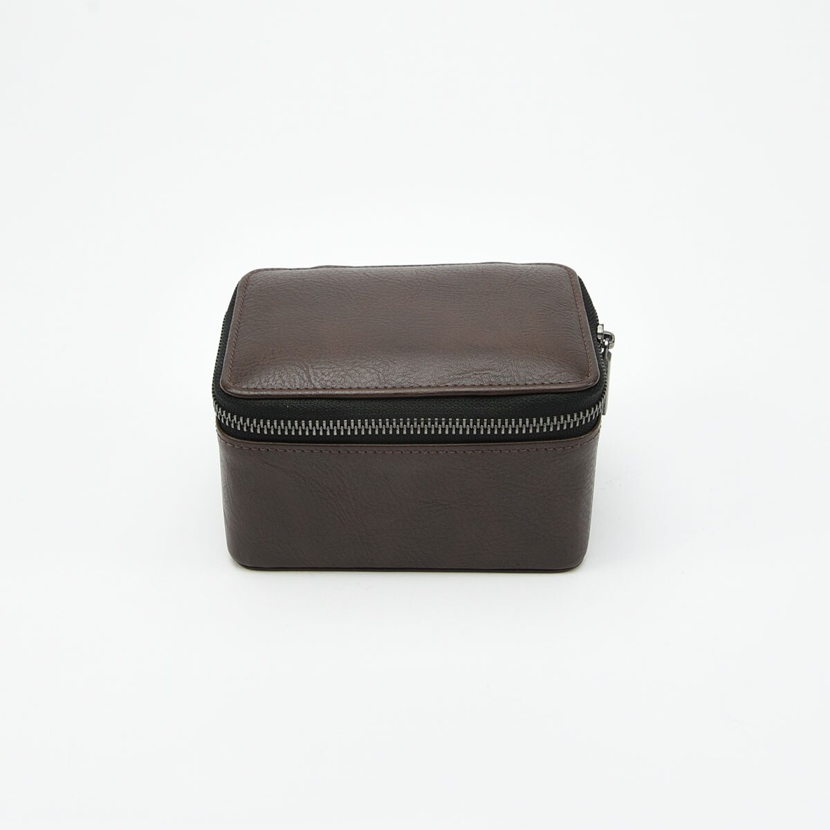 Pudełko na zegarki podróżne Stackers dwukomorowe brązowe